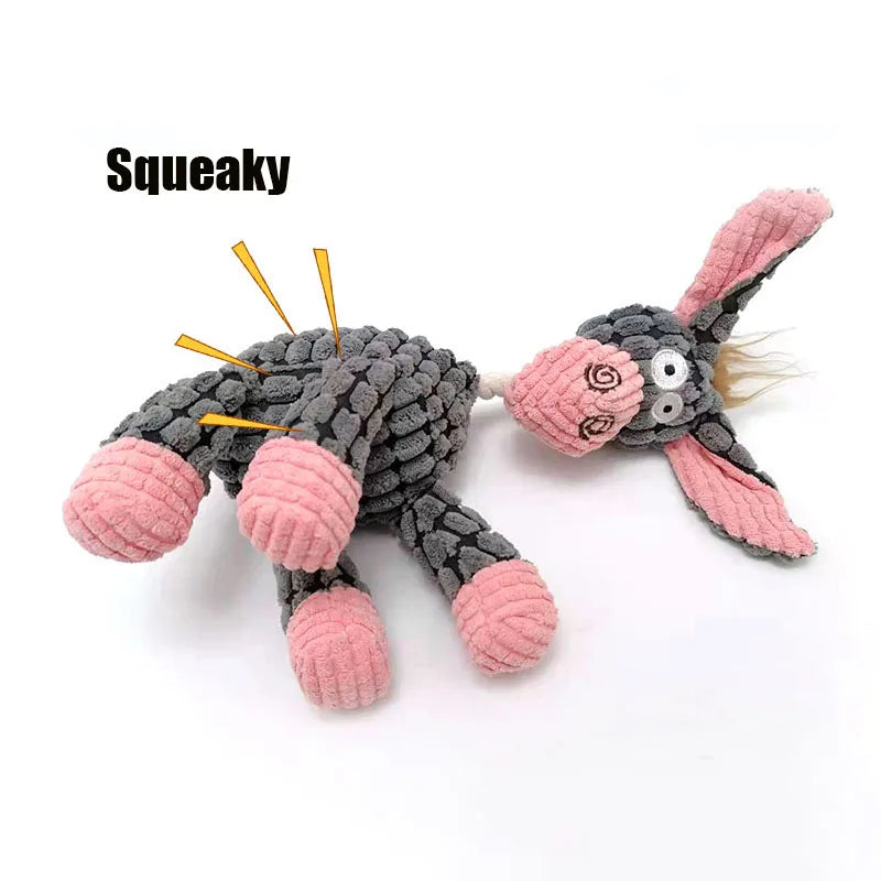 Donkey Corduroy Chew Toy