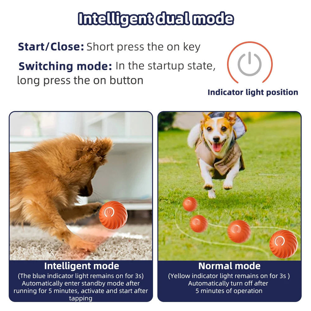 Enhanced Electric Smart Dog Toy Ball