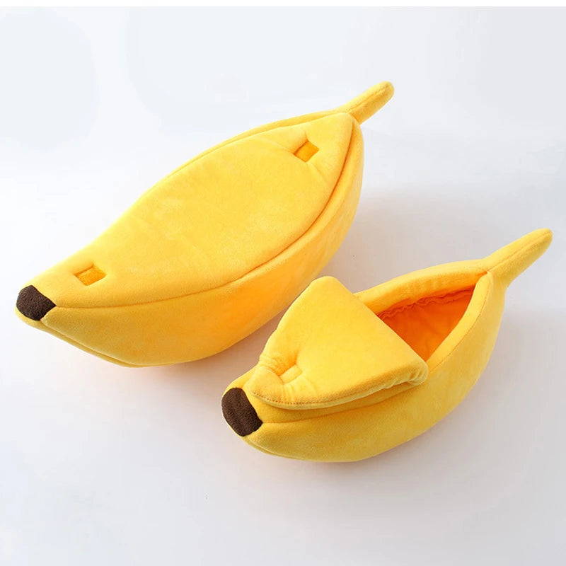 Adorable Banana Cat Bed House